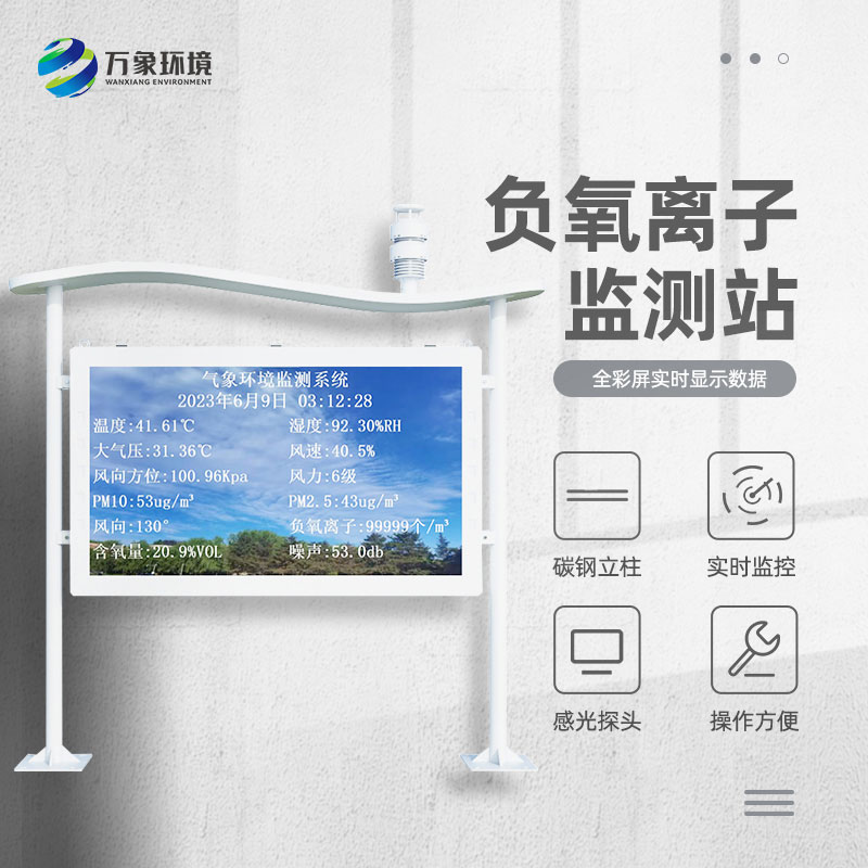 高智能一體化負氧離子監(jiān)測站可以用來干什么？